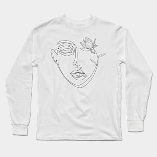 face flower Long Sleeve T-Shirt